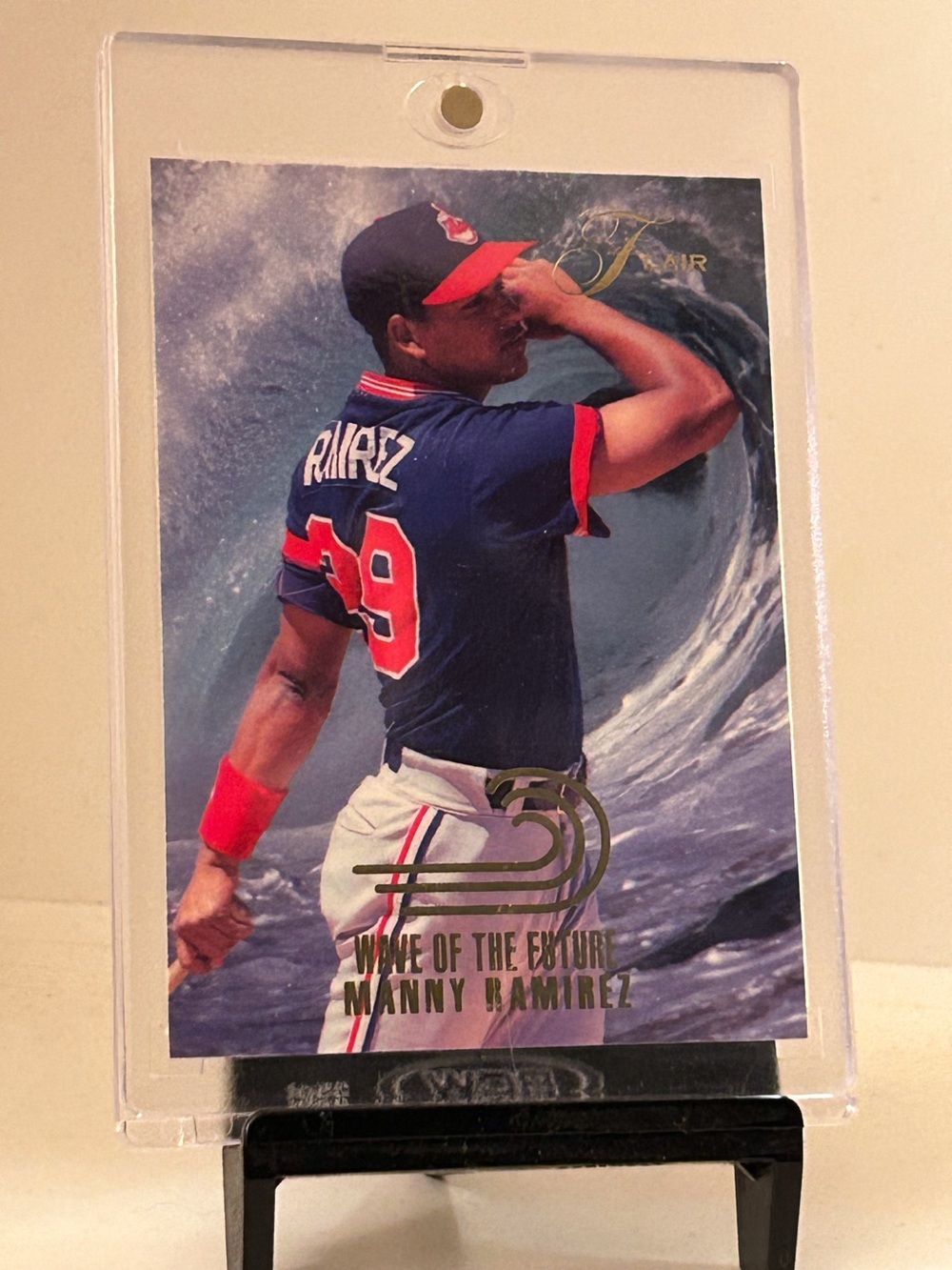 Manny Ramirez 1993 Flair-Wave of the Future-Cleveland Indians